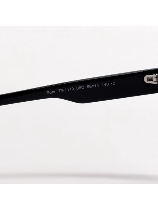 New Tom Ford Eden TF1110 05C Square Black Silver Sunglasses Authentic main image 10